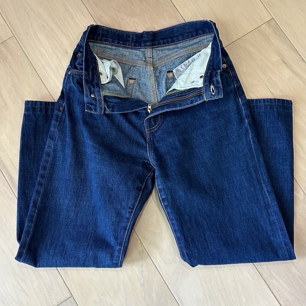 Levis Vintage Clothing 701 - 1950 Model Selvedge Denim Jeans Size 25x25 - Picture 5 of 11